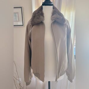 Max Mara Camel Hair Jacket Bomber